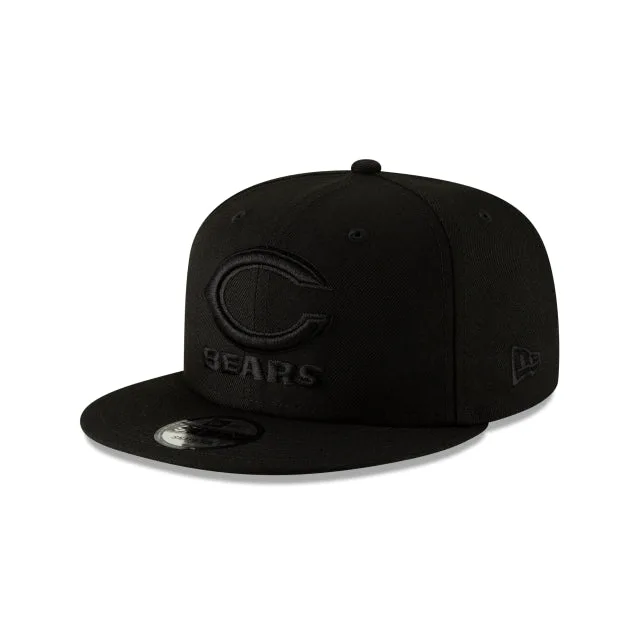 Chicago Bears Casquette Snapback 9FIFTY basique noir sur noir