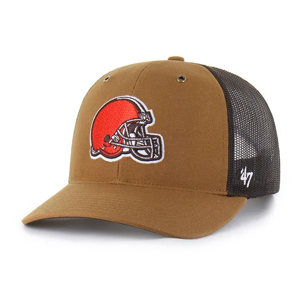 Cleveland Browns CARHARTT '47 TRUCKER RF COUPE RELAXÉE