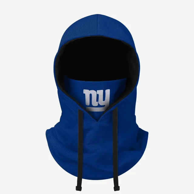 New York Giants Guêtre à capuche avec cordon de serrage gaufré