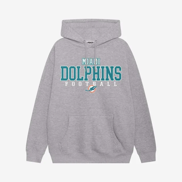 Miami Dolphins Sweat à capuche avec logo de football