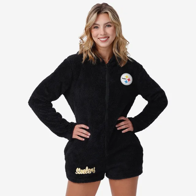Pittsburgh Steelers Pyjama une pièce court et confortable pour femme