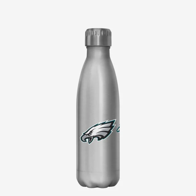 Philadelphia Eagles Super Bowl LIX Champions Argent Bouteille en acier inoxydable de 17 oz
