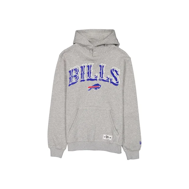 Buffalo Bills Sweat à capuche universitaire gris chiné