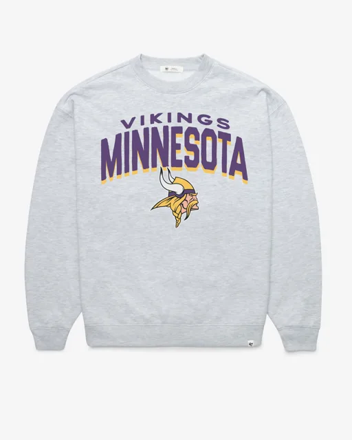 Minnesota Vikings CAMPUS ARCH CLOUD '47 CREW SURDIMENSIONNÉ FEMME