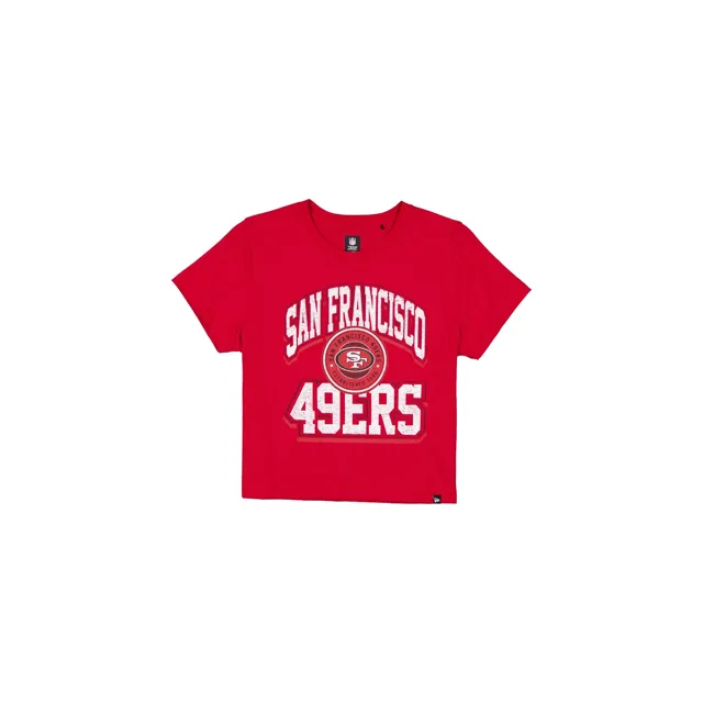 San Francisco 49ers 2026 T-shirt court d'entraînement pour femmes