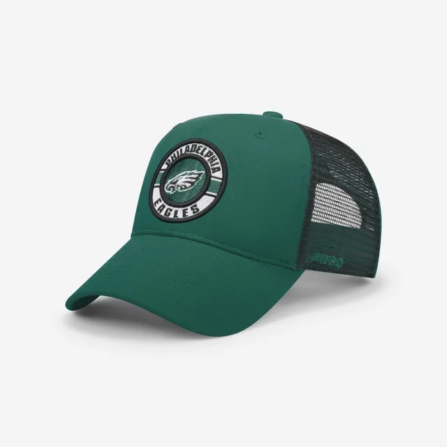 Casquette de camionneur bicolore Philadelphia Eagles Patch