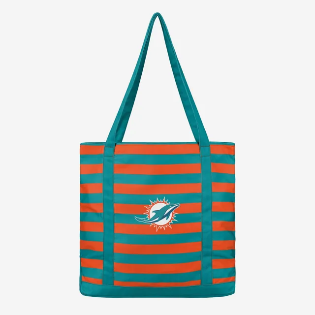 Miami Dolphins Sac fourre-tout en toile à rayures