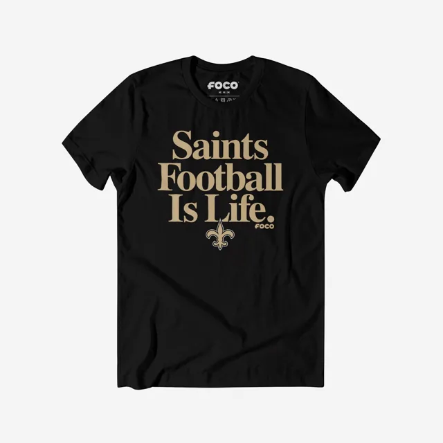 New Orleans Saints T-shirt Le football est la vie