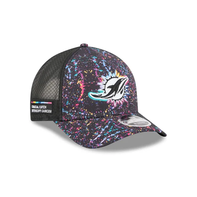 Miami Dolphins 2025 Casquette de camionneur Crucial Catch 9FORTY M-Crown A-Frame