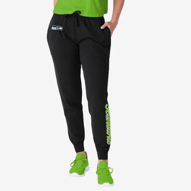 Seattle Seahawks Pantalon de jogging noir avec mot-symbole pour femme