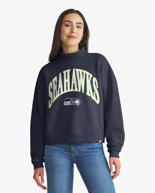 Seattle Seahawks PULL À COL MONTANT VANTAGE '47 POUR FEMME