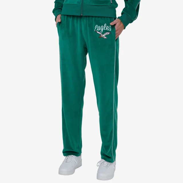 Philadelphia Eagles Pantalon en velours vert Kelly pour femme