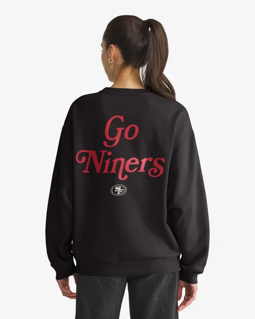 San Francisco 49ers SHOUT IT OUT '47 OVERSIZED CREW FEMME