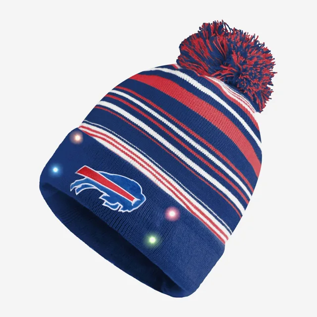 Bonnet lumineux à rayures horizontales Buffalo Bills