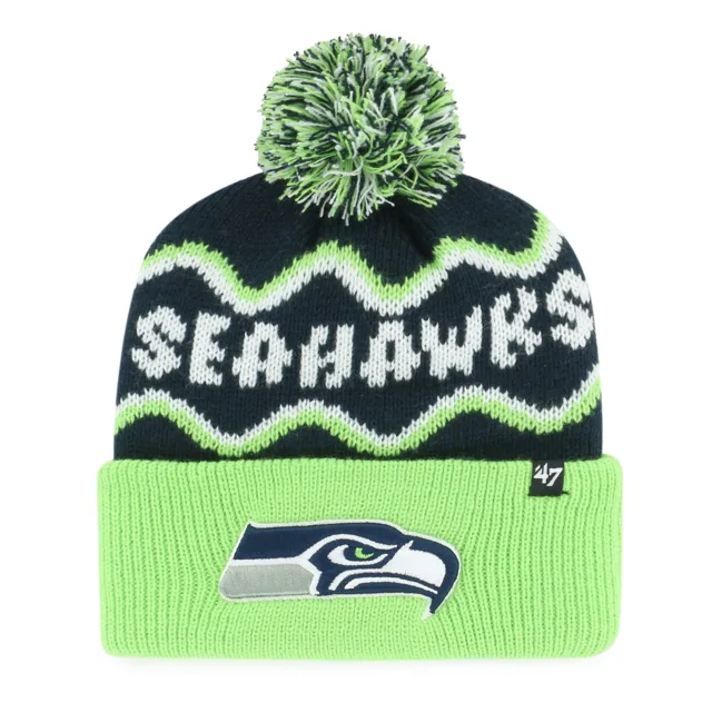 Seattle Seahawks SQUIGGLE SCRIPT '47 MANCHETTE ENFANT TRICOT