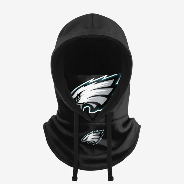 Philadelphia Eagles Guêtre à capuche noire avec cordon de serrage