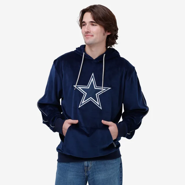 Sweat à capuche en velours Dallas Cowboys
