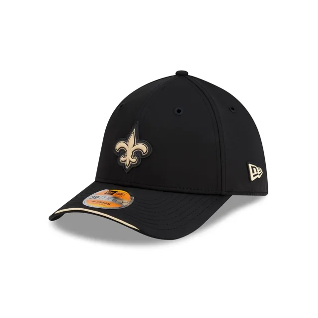 New Orleans Saints 2026 Sideline 39THIRTY Chapeau extensible M-Crown