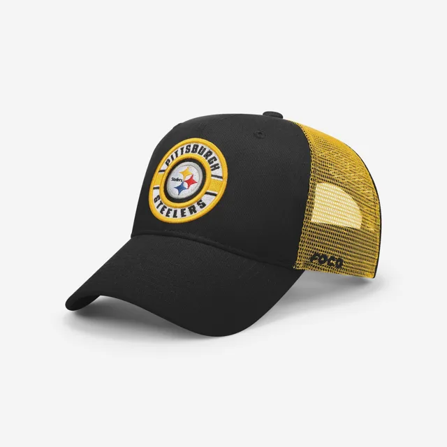 Casquette de camionneur bicolore Pittsburgh Steelers Patch