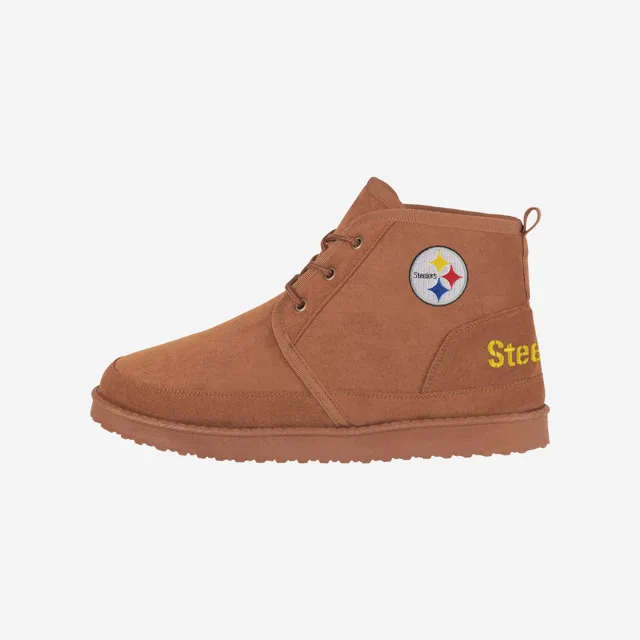 Botte doublée Sherpa avec logo de l'équipe Pittsburgh Steelers