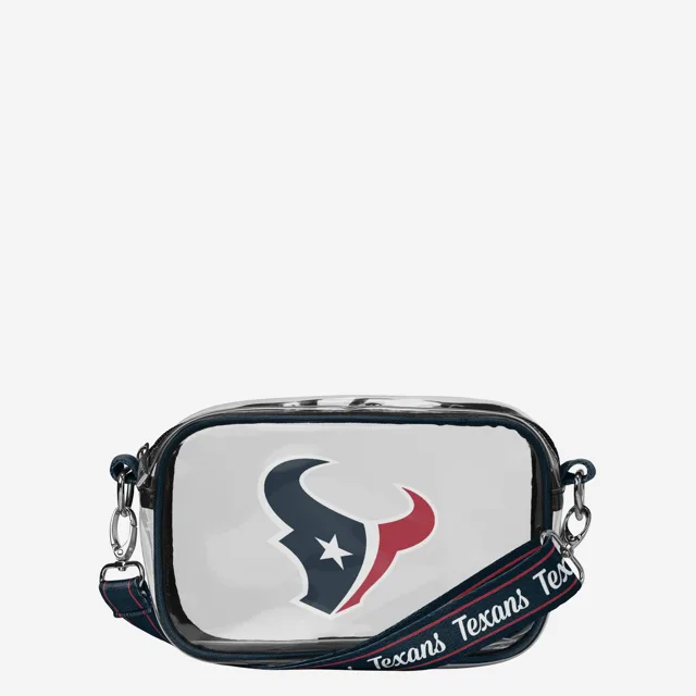 Sac à bandoulière transparent Houston Texans Team Stripe
