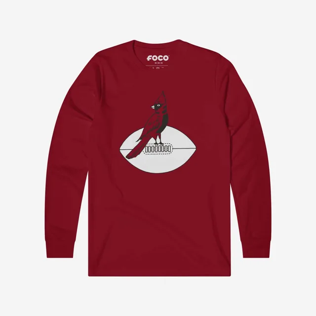 Arizona Cardinals 1947 T-shirt à manches longues avec logo rétro