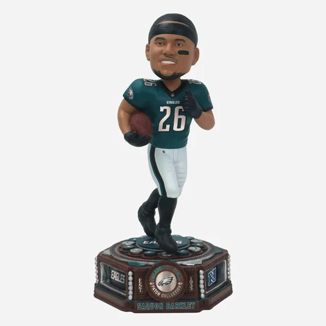 Saquon Barkley Philadelphia Eagles Patch Collection Bobblehead