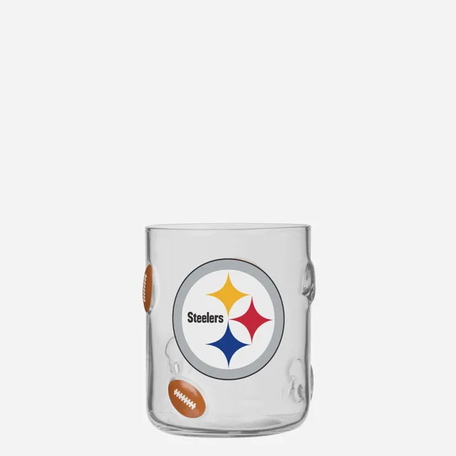 Pittsburgh Steelers Logo de l'équipe Tasse en verre de 17 oz