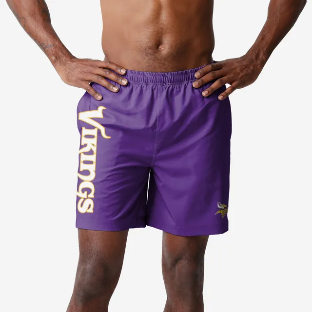 Minnesota Vikings Maillot de bain traditionnel avec mot-symbole solide