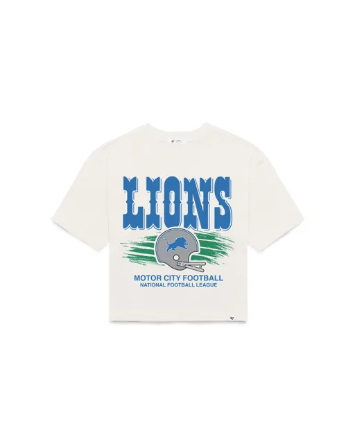 Detroit Lions HISTORIQUE VARSITY HOUSE '47 T-SHIRT REED CITY POUR FEMMES