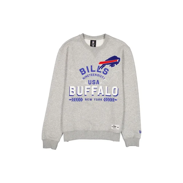 Buffalo Bills Col rond gris chiné Laurel