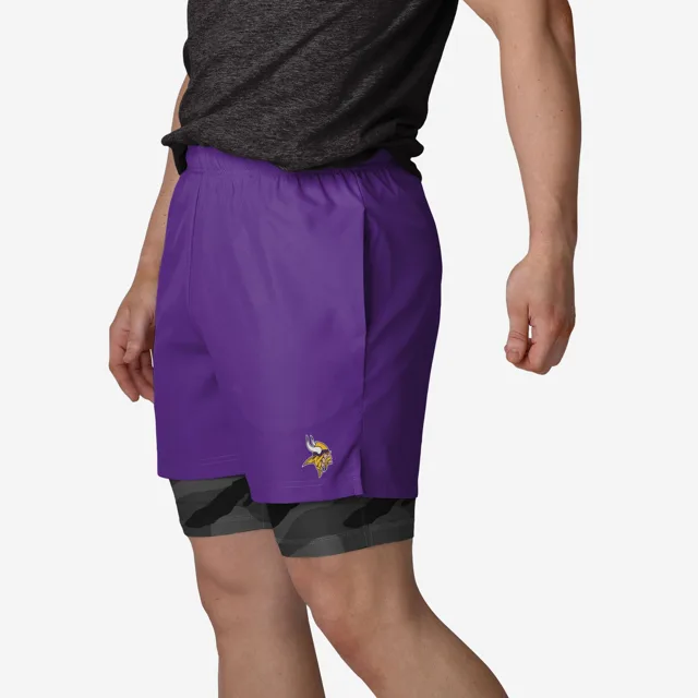 Minnesota Vikings Team Color Camo Liner Short