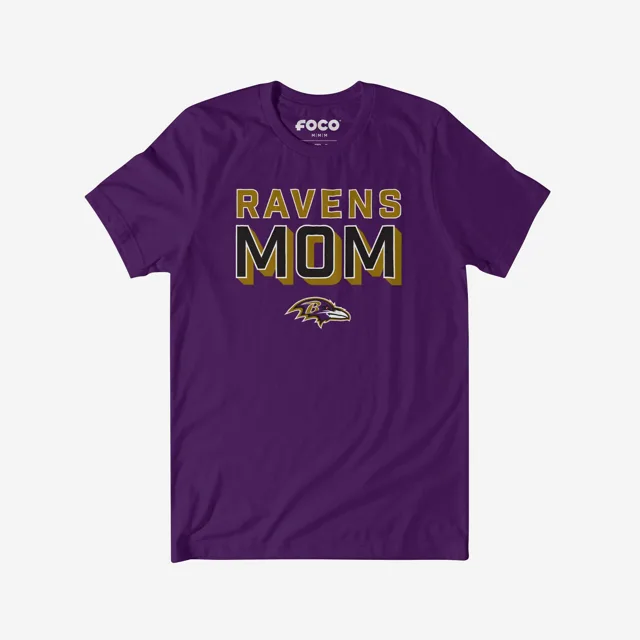 T-shirt maman de l'équipe Baltimore Ravens