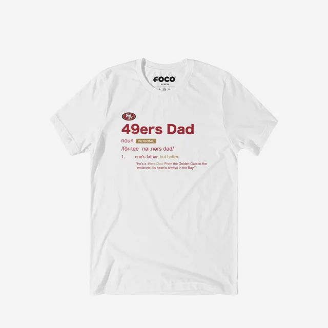 San Francisco 49ers T-shirt définition papa