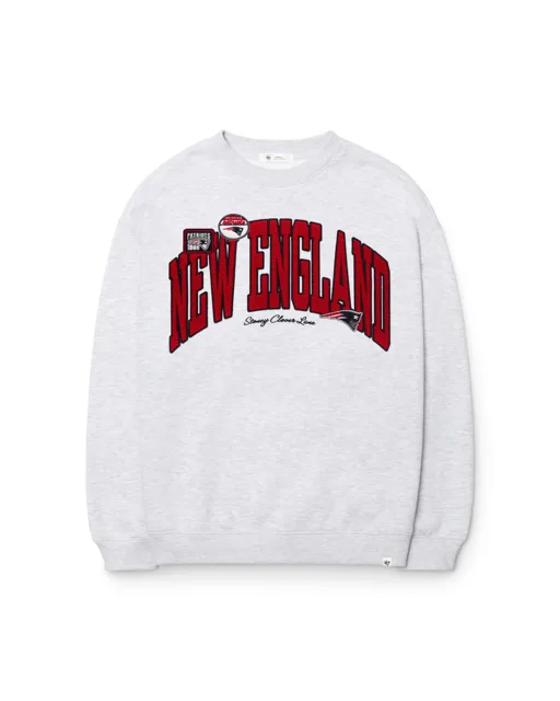New England Patriots STONEY CLOVER LANE X '47 ÉQUIPAGE SURDIMENSIONNÉ POUR FEMMES