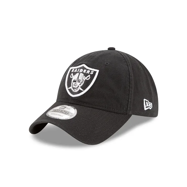 Las Vegas Raiders Core Classic Noir 9TWENTY Chapeau réglable