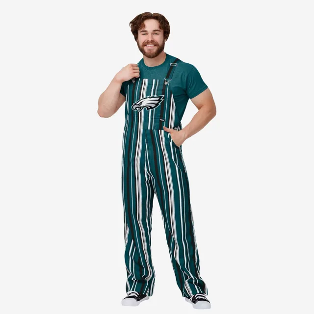 Philadelphia Eagles Salopette à bretelles Hyper Stripe pour hommes
