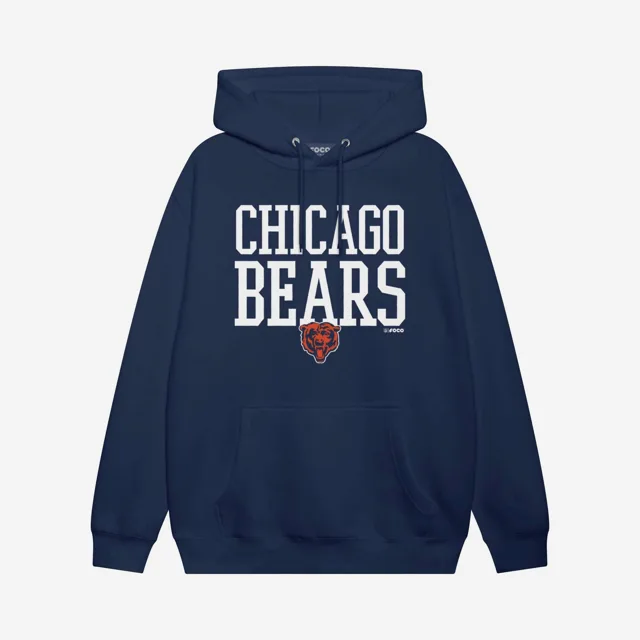 Chicago Bears Sweat à capuche avec mot en gras