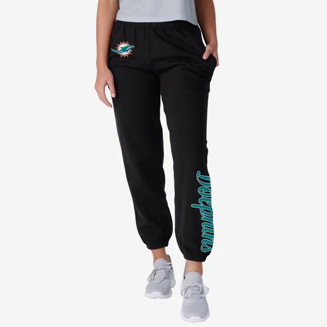 Miami Dolphins Pantalon de survêtement couleur équipe avec mot-symbole pour femmes