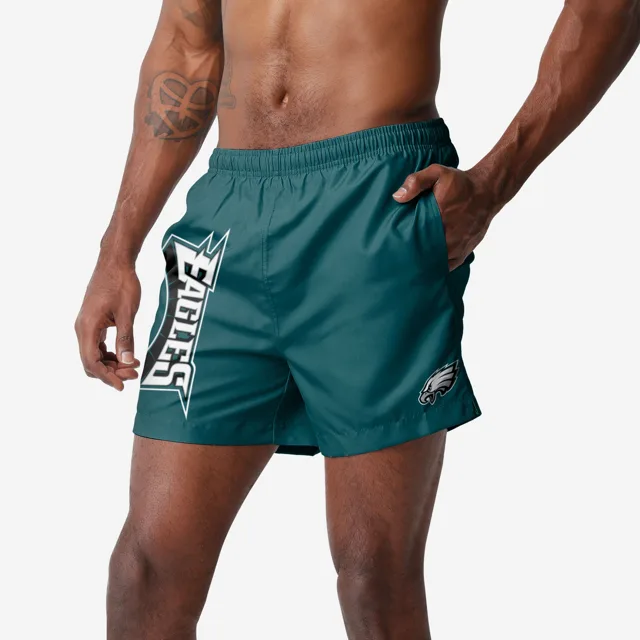 Philadelphia Eagles Maillot de bain uni Wordmark 5,5"