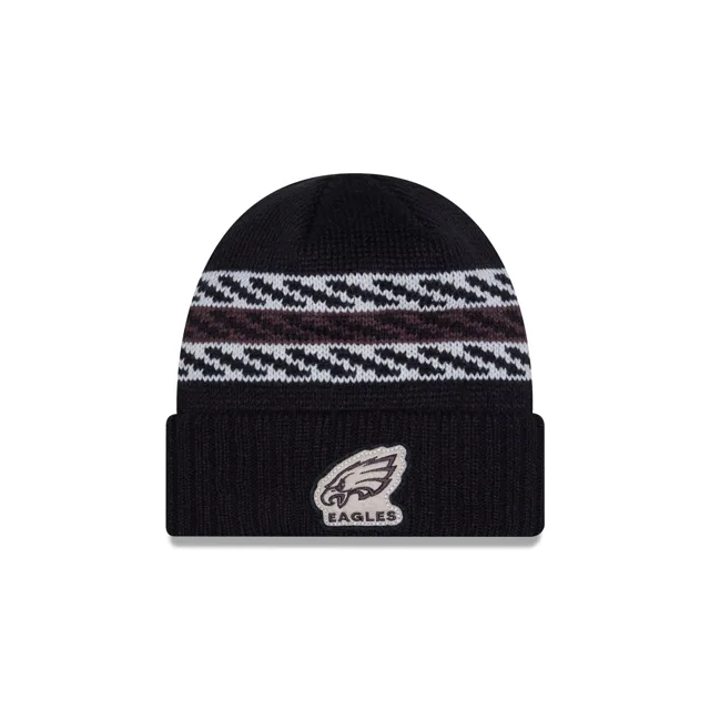 Philadelphia Eagles Bonnet en tricot à revers matelassé