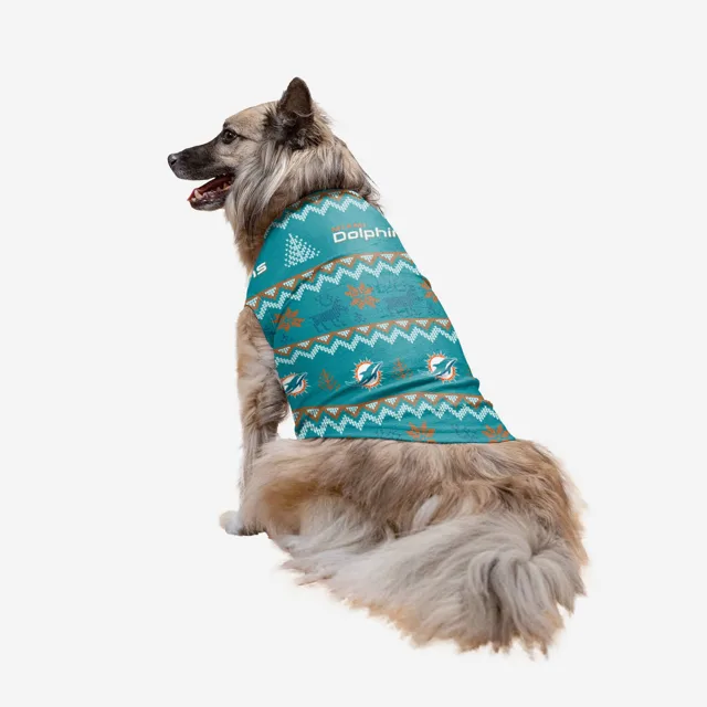Miami Dolphins Pull moche pour vacances en famille pour chiens