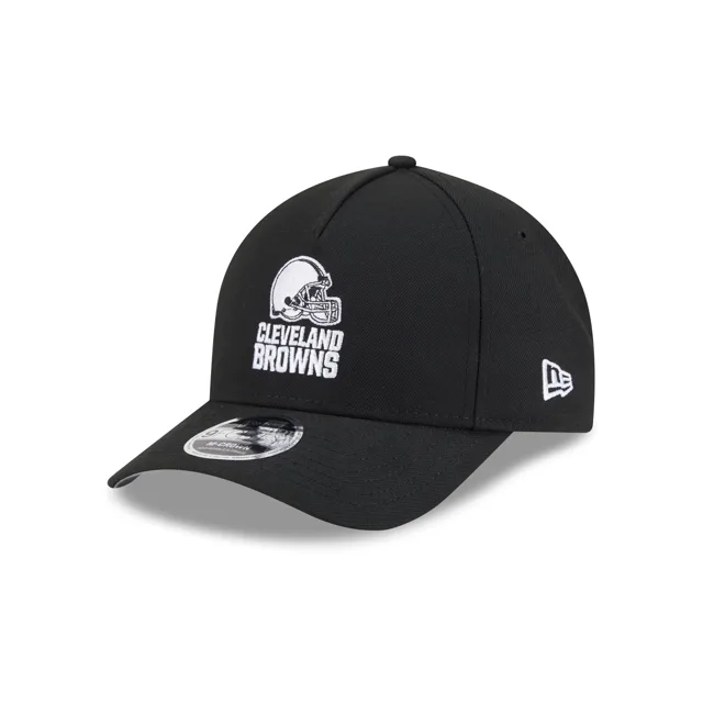 Cleveland Browns Casquette Snapback 9FORTY M-Crown A-Frame noire et blanche