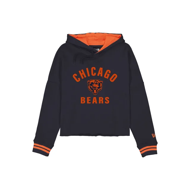Chicago Bears Sweat à capuche court collégial pour femmes
