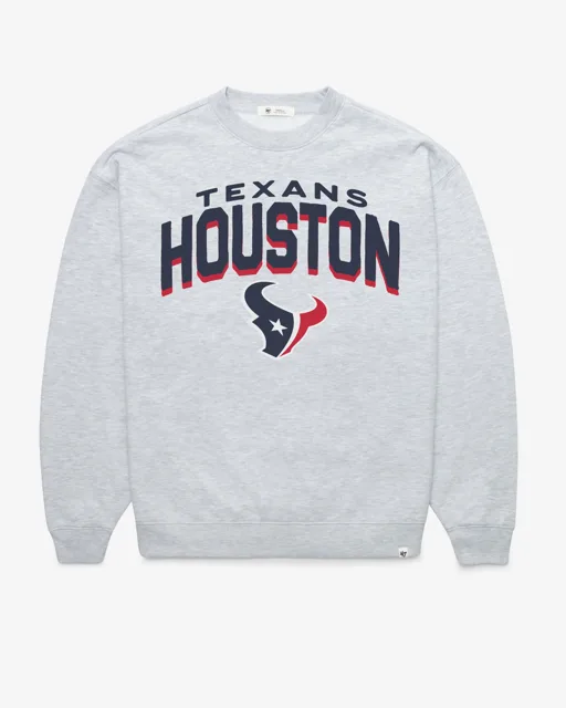 Houston Texans CAMPUS ARCH CLOUD '47 CREW SURDIMENSIONNÉ FEMME