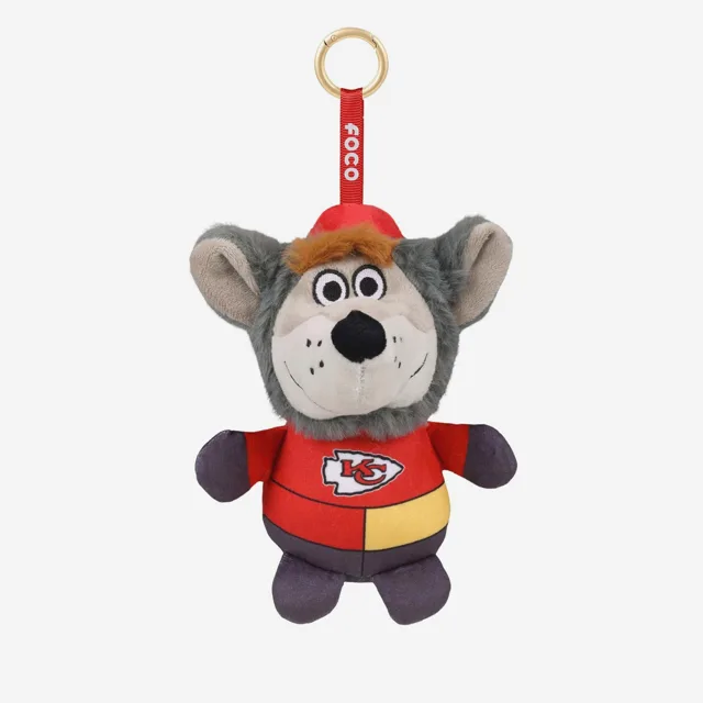 Kansas City Chiefs Porte-clés en peluche Teamie Beanie avec breloque pour sac