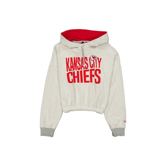 Sweat à capuche Kansas City Chiefs Sport Night Heather Grey pour femme