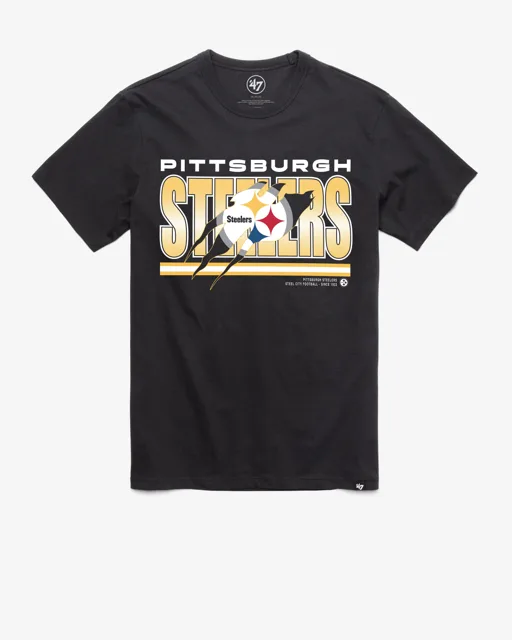 Pittsburgh Steelers T-SHIRT THUNDER RIP '47 FRANKLIN