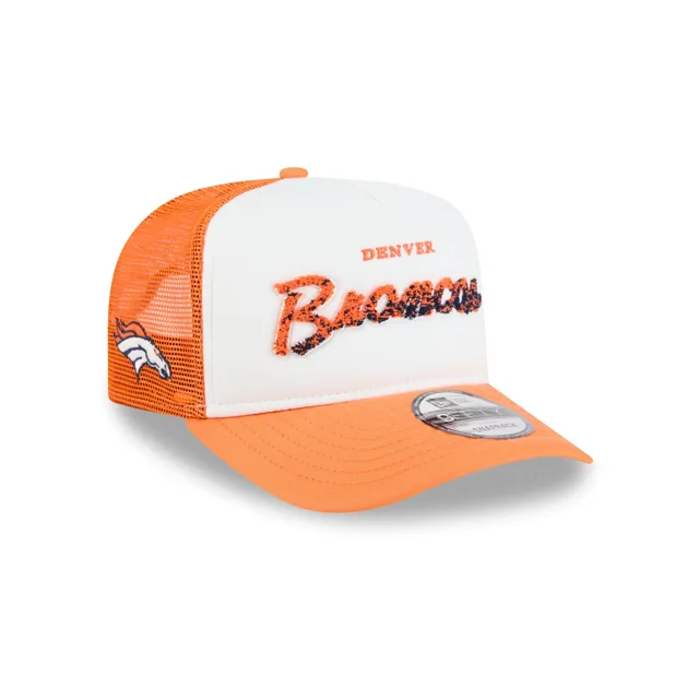 Denver Broncos Fade Script 9FIFTY Casquette de camionneur A-Frame