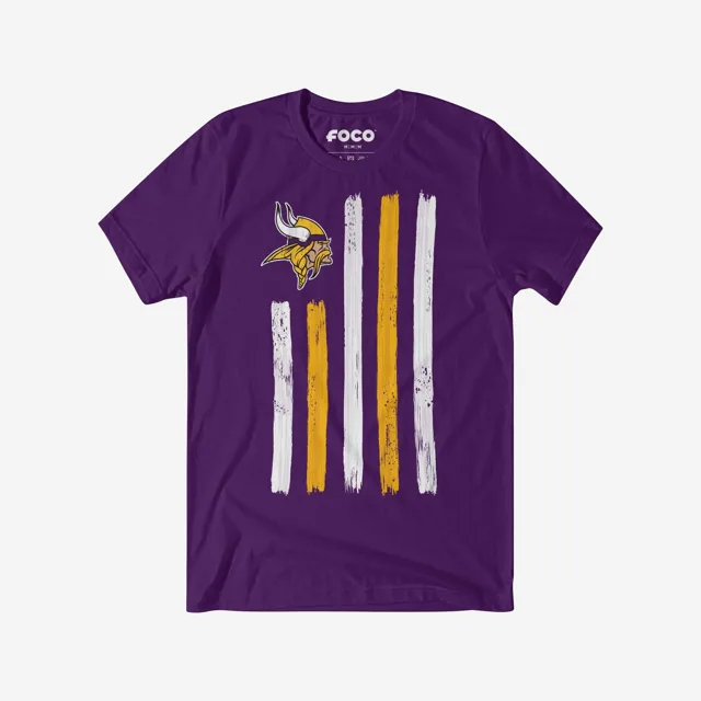 Minnesota Vikings T-shirt drapeau coup de pinceau